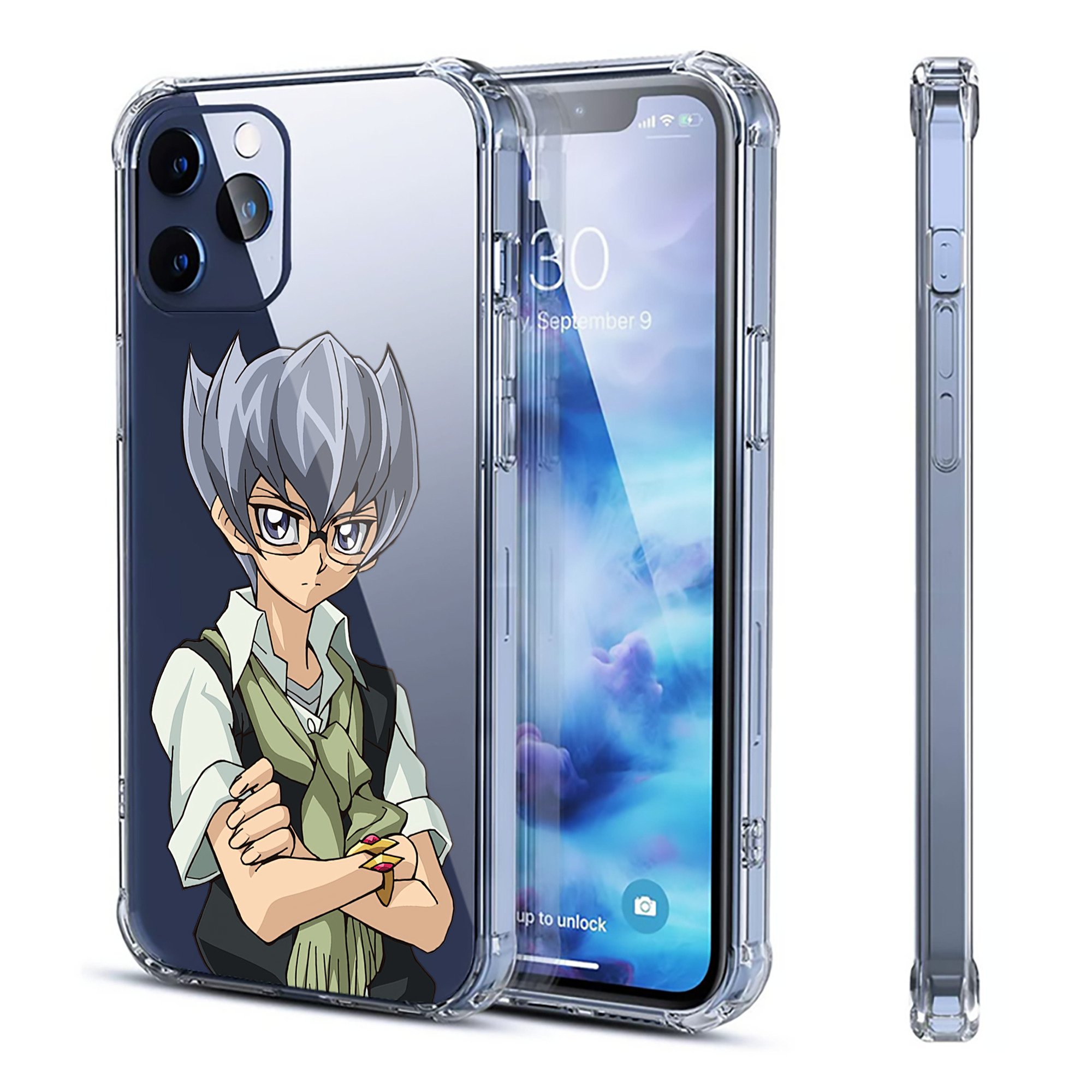 （画像用） 遊☆戯☆王 Yu-Gi-Oh! 【iPhone 12シリーズ対応】透明スマホケース（クリアソフトケース）